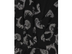Robe courte manche flottante black / silver