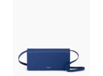 Pochette à rabat avec bandoulière amovible Emilie en cuir monogramme