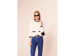 Gilet Georgina Ecru en Coton