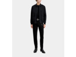 Blouson avec col poches plaquees devant black