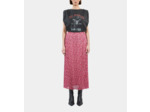 Jupe Longue Plissee Imprimee pink