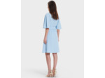Robe Russel Bleu Ciel en Polyester