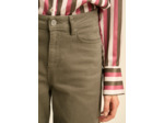 Pantalon taille haute à coupe large