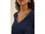 Tee-shirt col V manches courtes