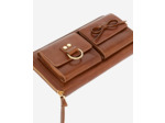 Portefeuille amelia en cuir marron brown