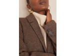 Manteau ANABELLE motif chevrons