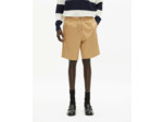 Short a taille elastique beige