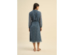 Robe chemise imprimée et longue