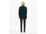 Pull col rond en cachemire vert foncé bottle green