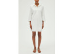 Robe courte en dentelle à col chemise - PIERA