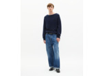 Pull col bateau marine bleu