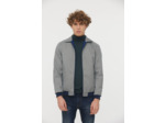 Blouson reversible uni/ carreaux Sherlock Holmes