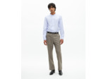 Chemise formelle col officier bleu ciel bleu