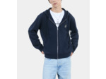 Sweatshirt À Capuche Blason Bleu dark blue