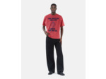 T-shirt manches courtes avec print devant red / burgundy