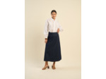 Jupe portefeuille en denim ajustable