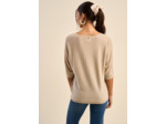 Pull oversize manches chauves souris