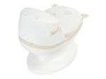 Mini toilette Renard, Pot avec bruit de chasse d'eau Blanc Et Marron