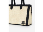 Sac cabas en raphia écru ecru