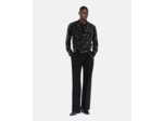 Chemise manche longue black white