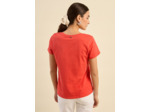 Tee-shirt col V en coton