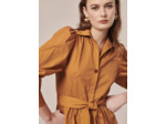 Robe Rivoltine Cognac en Coton