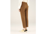 Pantalon droit kaki bronze