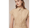 Robe Rajah Beige en Coton