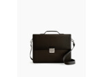 Serviette 1 soufflet Albert en cuir lisse