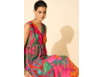 Robe longue imprimée sans manches