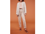 Veste carreaux marron ecru