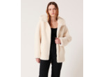 Manteau Macey Ecru en Polyester
