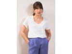 T-shirt col V