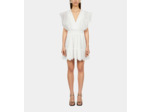 Robe Courte Blanche En Broderie Anglaise black