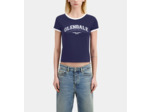 T-Shirt Manches Courtes Avec Print City washed navy