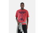 T-shirt manches courtes avec print devant red / burgundy