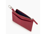 Étui clés zippé Charlotte en cuir lisse