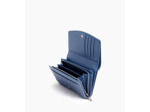 Petit portefeuille zippé Romy en cuir grainé