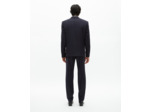 Veste de costume en laine bleu marine bleu