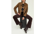 Veste en chèvre velours - NALANI