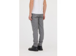 Chino slim, taille medium bas en prince de galles