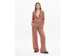 Pantalon large à rayures rouge et bleu bleu