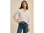 Chemise avec broderie anglaise