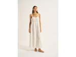 Robe longue brodée
