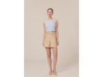 Short Sylviane Beige en Coton