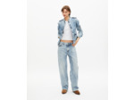 Veste style officier en denim