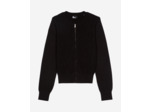 Cardigan a zip black