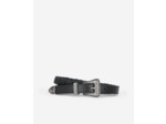 Ceinture en cuir avec boucle western black
