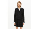 Veste tailleur courte marine bleu