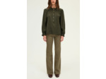 Chemise en jacquard à col montant - ANISSA